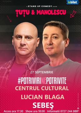 Sebes: Stand-up Comedy - Dan Tutu si Cristi Manolescu