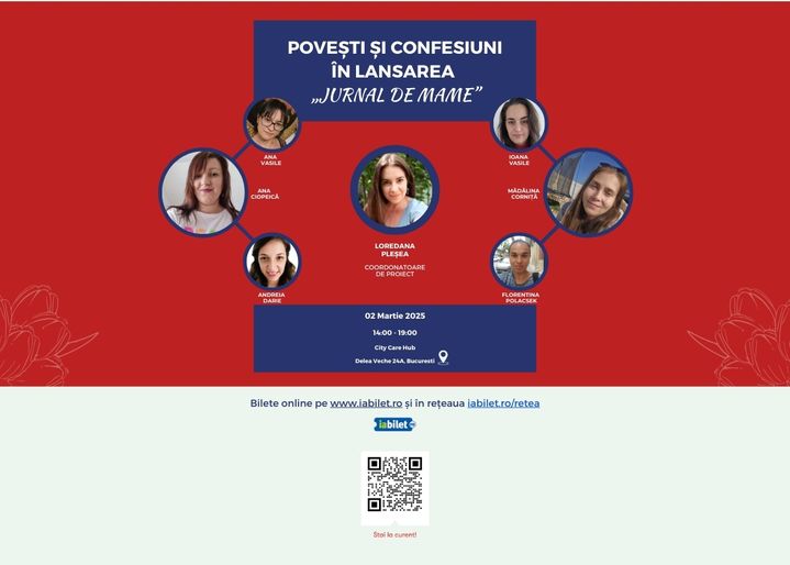 Povești și Confesiuni în Lansarea Jurnal de Mame