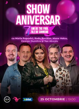 The Fool: SHOW ANIVERSAR cu Maria Popovici, Bucălae, Mane Voicu, George Dumitru și Teo Abagiu