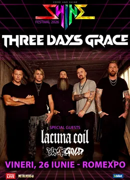 Three Days Grace @ Shine Festival @ Romexpo
