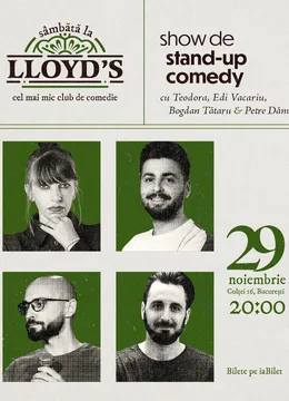 Stand-up Comedy cu Edi Vacariu, Teodora Nedelcu, Petre Dănuț, Bogdan Tătaru & Călin Gheorghiu