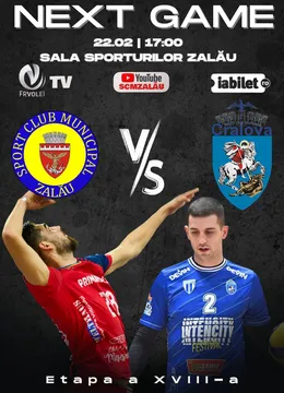 Zalău: Volei | SCM Zalău – SCMU Craiova