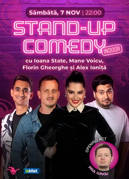 The Fool: Stand-up comedy cu Ioana State, Mane Voicu, Florin Gheorghe si Alex Ioniță