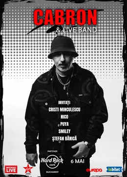 Concert Cabron & Live Band la Hard Rock Cafe
