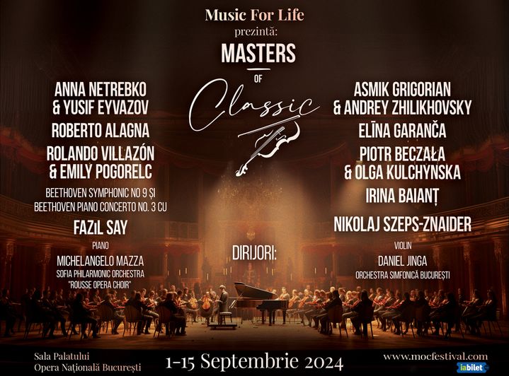Deschiderea Festivalului. Spectacolul extraordinar  Anna Netrebko și Yusif Eyvazov (Masters of Classic)