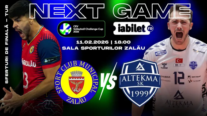 Zalău: Volei | SCM Zalău – Altekma SK