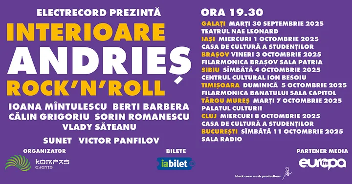Târgu Mureș: Andrieș - Interioare / Rock'n'Roll