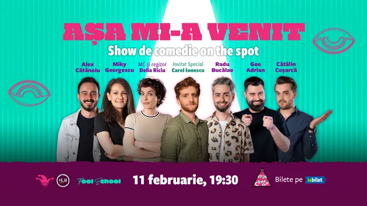 The Fool: Așa mi-a venit! | Show de comedie on the spot