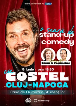 Cluj-Napoca: O seara de stand up comedy cu Costel