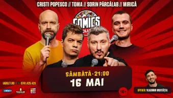 Stand-up cu Cristi Popesco, Toma, Sorin și Mirică la ComicsClub!