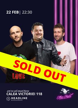 The Fool: Stand-up comedy cu Bordea, Bobonete și Radu Isac