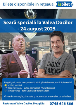 Medgidia: Seară specială la Restaurant Valea Dacilor
