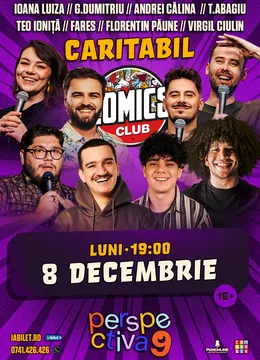 Show de stand-up caritabil cu Perspectiva 9 la ComicsClub!