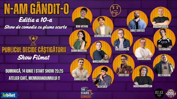Cluj-Napoca: N-am Gândit-o! | Stand-up Comedy Show | Publicul Decide Câștigătorii | by The Stairs Comedy