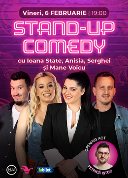 The Fool: Stand-up comedy cu Anisia, Serghei, Ioana State și Mane Voicu