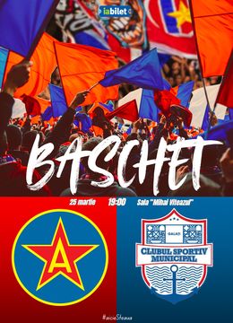 Baschet: CSA Steaua Sharks – CSM Galați
