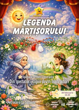 „Legenda Mărțișorului” - Spectacol de teatru interactiv +3 Ani