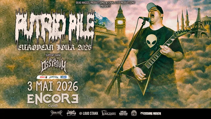 Concert Putrid Pile (US) + support band(s) (TBA) in Encore Club