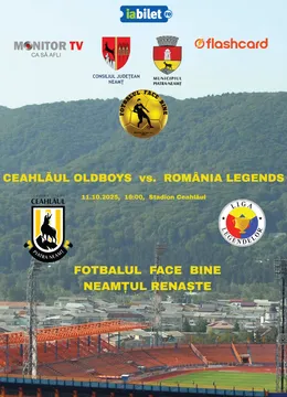 Piatra Neamt: Ceahlaul Oldboys vs. Romania Legends