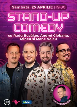 The Fool: Stand-up comedy cu Bucălae, Mane Voicu, Mincu și Andrei Ciobanu