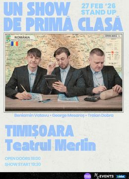 Timișoara: Un Show de Primă Clasă | Stand-up Comedy cu Beniamin Vatavu, George Mesaroș și Traian Dobra