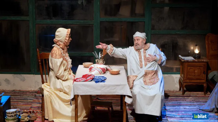 CONU LEONIDA - comedie de Caragiale cu Ion Haiduc și Manuela Hărăbor