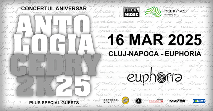 Cluj-Napoca: CEDRY2K @ Antologia Cedry2k25