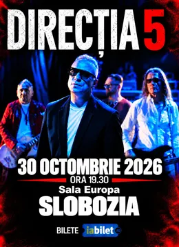 Slobozia: Concert Direcția 5 - „100% Direcția 5”