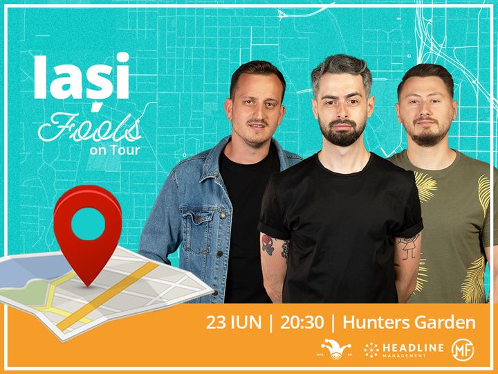 Iași: Fools on Tour cu Bucălae, Mane și Claudiu Popa