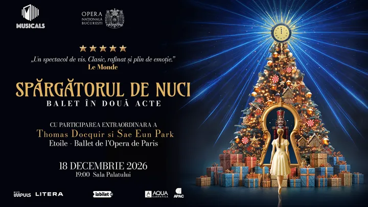 Spărgătorul de Nuci, cu Sae Eun Park și Thomas Docquir, Étoile ai Operei din Paris