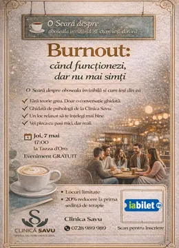 Burnout - Când funcționezi, dar nu mai simți