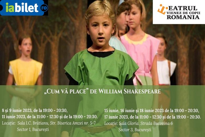 "Cum vă place" de William Shakespeare