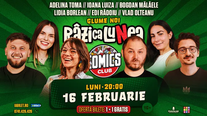 Stand-up Comedy Râzi ca luNea la ComicsClub!