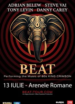 BEAT - Steve Vai, Danny Carey (Tool), Adrian Belew, Tony Levin (King Crimson)