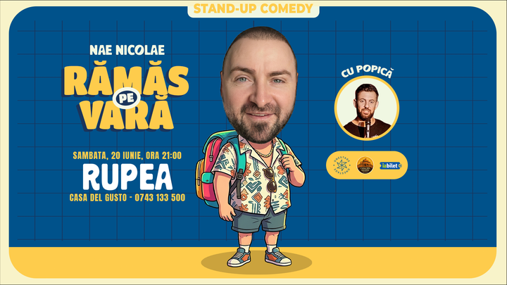 Rupea: Ramas pe vara – stand-up cu Nae Nicolae si Popica
