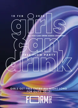 Girls Can Drink: Free Flow Party at FORM Space