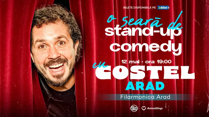 Arad: O seara de stand up comedy cu Costel