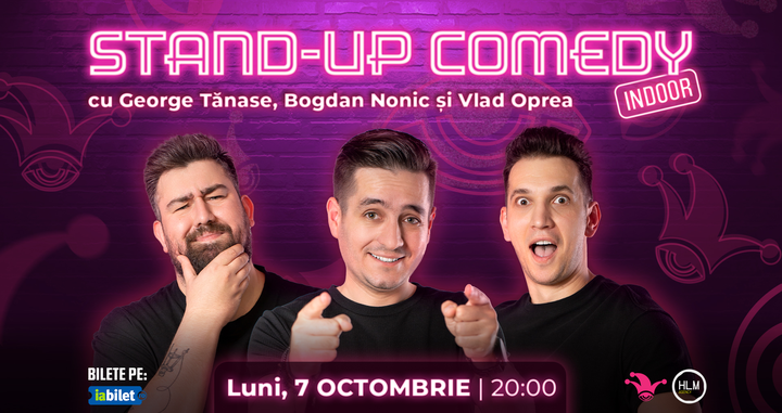 The Fool: Stand-up comedy cu George Tănase, Bogdan Nonic și Vlad Oprea