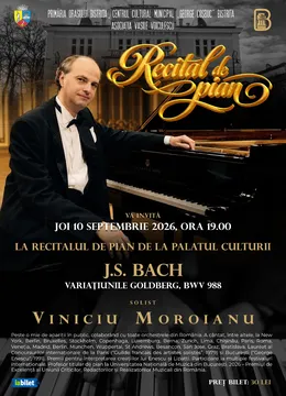 Bistrița: Recital de pian - Viniciu Moroianu