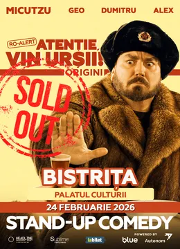 Bistrita: Stand-up Comedy cu Micutzu, Geo Adrian si George Dumitru - “Atentie, vin ursii!" - 19:00