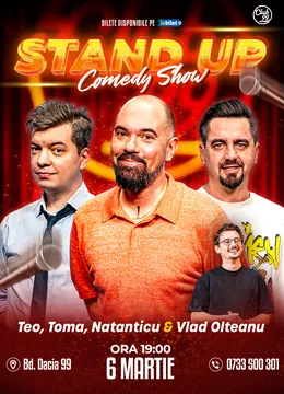 Stand-up Comedy cu Teo, Toma, Natanticu - Vlad Olteanu la Club 99