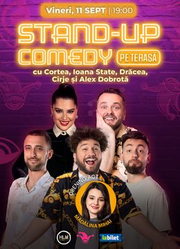 The Fool Terasa: Stand-up comedy cu Cortea, Ioana State, Cirje, Dobrota și Drăcea