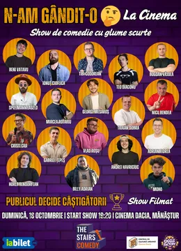 Cluj-Napoca: N-am Gândit-o! | Stand-up Comedy Show | Publicul Decide Câștigătorii | by The Stairs Comedy