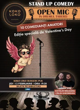 Open Mic la Koko Loko cu Călin Gheorghiu și Cătălin Răileanu