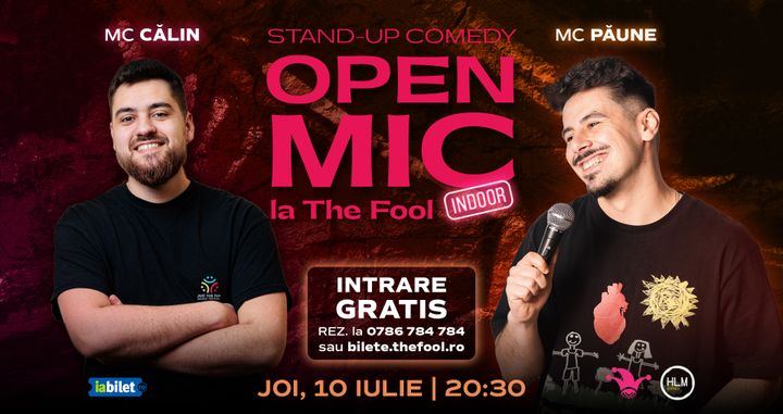 The Fool Open Mic la Terasă: MCs Moise & Păune