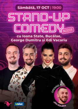 The Fool: Stand-up comedy cu Ioana State, Bucălae, George Dumitru și Edi Vacariu