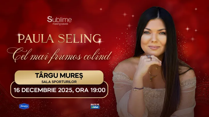 Targu Mures: Paula Seling - “Cel mai frumos colind”