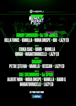 Nibiru: Beach, Please! Party (29 iulie) feat. Bobby Shmurda & DJ Tay James