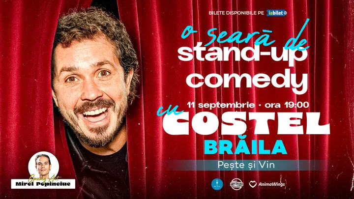 Braila: O seară de stand up comedy cu Costel | Comedy Show