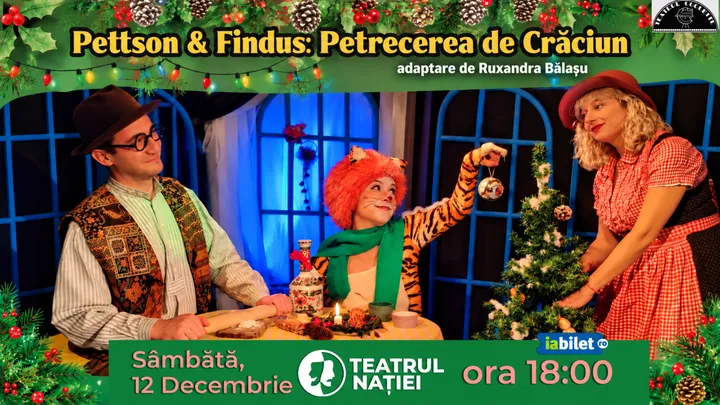 Ploiești: Pettson & Findus: Petrecere de Crăciun
